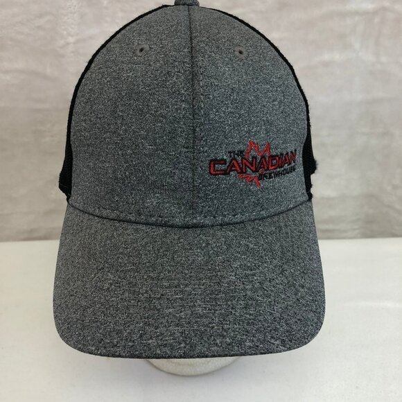 Cdn Brewhouse Other - The Canadian Brewhouse Heathered Grey/Black Mesh Snapback Ball Cap
